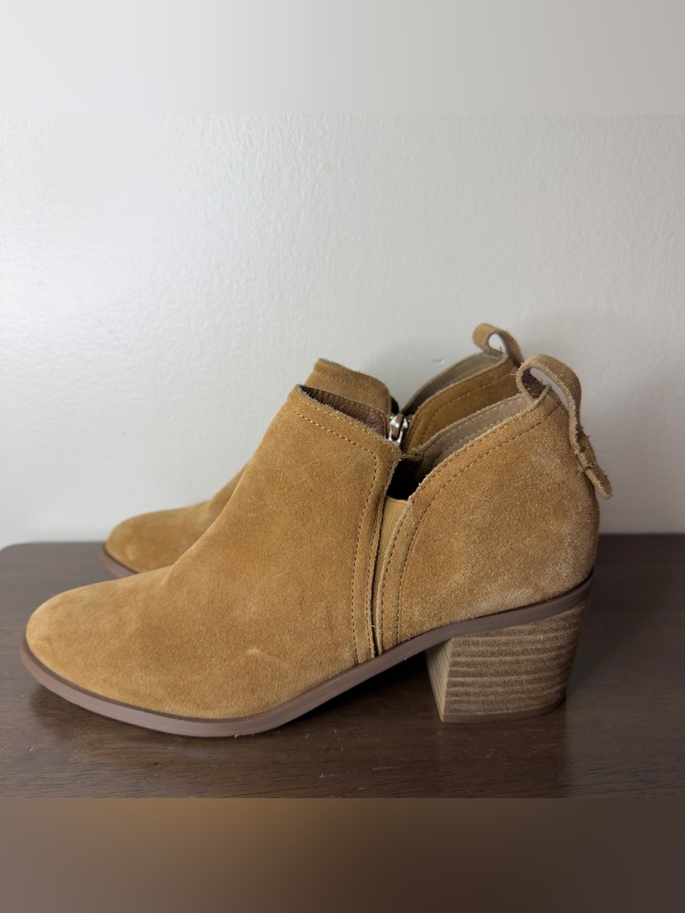 Steve Madden Brown Suede Ankle Boots 9 Womens